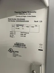 Thermo Scientific Revco REL2304A23 Laboratory Refrigerator with Single Door and Wire Shelving, 2 of 2