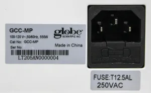 Globe GCC-MP Multi-Purpose Benchtop Centrifuge, 300-6000 RPM with Safety Features, 10 of 12