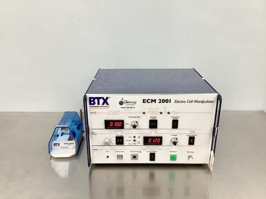 BTX ECM 2001 Electroporator with AC/DC Electrofusion and Square-Wave Pulse Capability