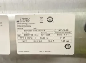 Thermo Scientific Heracell Vios 250i CO2 Cell Culture Incubator with iCAN Touchscreen Control, 21 of 28