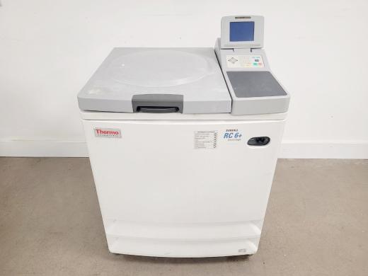 Sorvall RC 6+ Floor Standing Centrifuge Thermo Scientific FiberLite Rotor Lab-cover