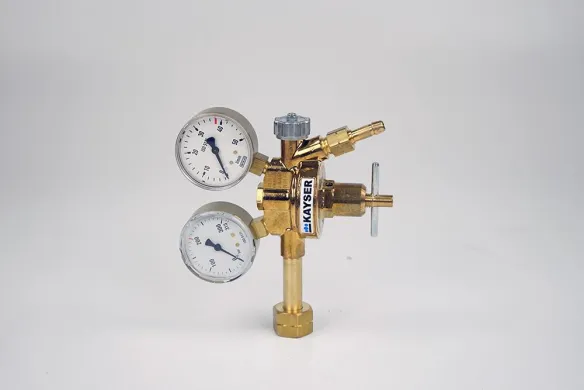 Kayser K10 GCE 02.17 Test Gas Pressure Regulator, EN ISO 2503, 0–200 bar