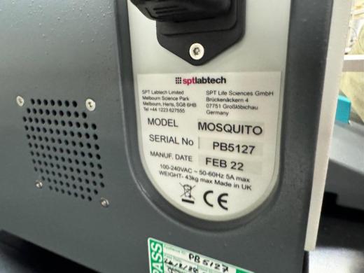 SPT Labtech Mosquito Nano Automated Nanoliter Liquid Handler-cover