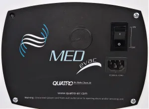 Quatro MedEvac ME-200-16 HEPA Air Purifier with Mobile Extraction Arm, 2 of 8