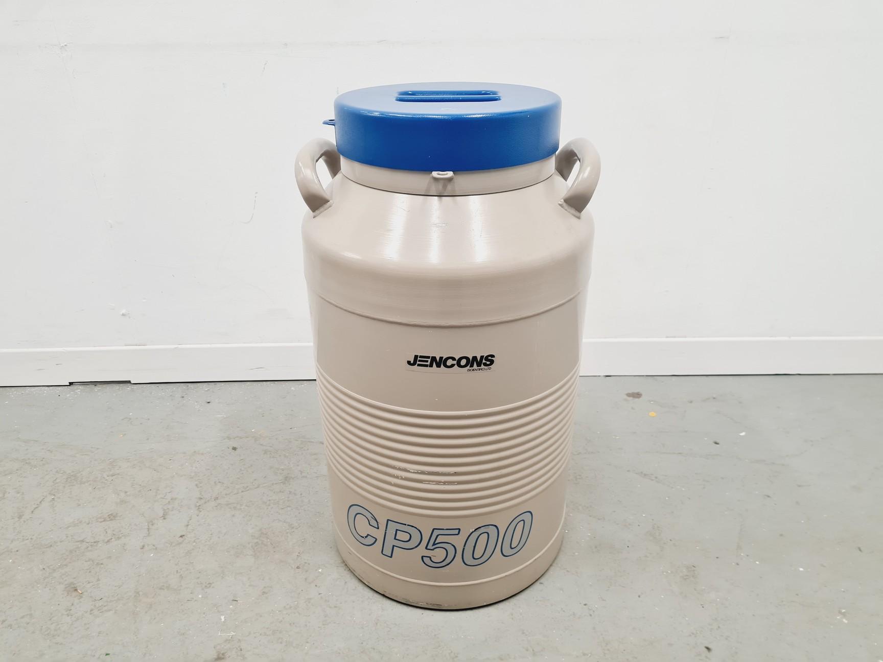 Jencons CP 500 Liquid Nitrogen Dewar Cryogenic Storage Vessel