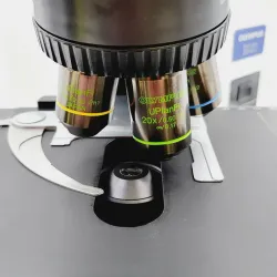 Olympus BX51 Microscope with Phase Contrast, Fluorite Objectives, and Trinocular Head, 6 of 8