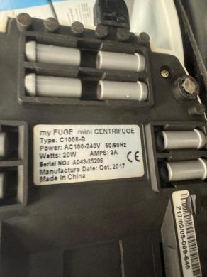 Benchmark Scientific myFuge C1008-B Mini Benchtop Centrifuge with Rotor Assembly-cover