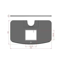 Okolab NIKON SMZ25 Glass/Metal Warming Plate with H401-T Temperature Controller, 2 of 4