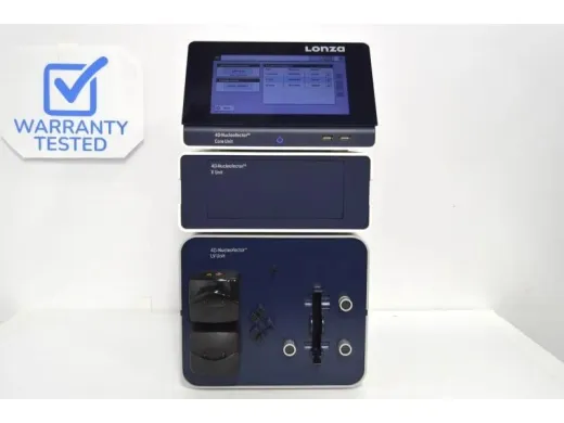 Lonza 4D-Nucleofector Core with X and LV Units Cell Transfection Electroporation System