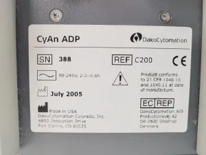 DakoCytomation CyAn ADP Flow Cytometer with SMS & PC, 31 of 41