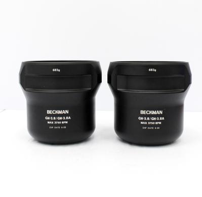 Beckman GH-3.8 & GH-3.8A Stainless Steel Centrifugation Buckets, 750mL Capacity-cover