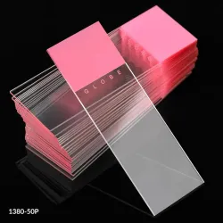 Globe Scientific Diamond® White Glass Color-Coded Microscope Slides with 90° Corners, Model 1380-50P, 5 of 9