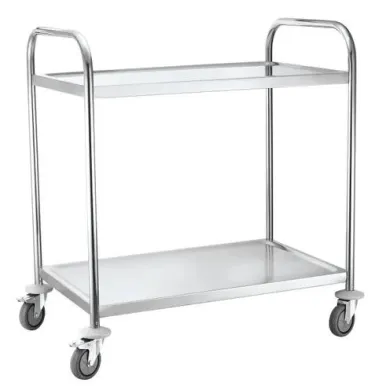 Hendi Stainless Steel Laboratory Trolley with Braked Castors and 50 kg Load Capacity