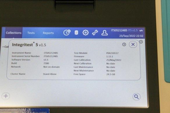 Millipore Integritest 5 IT5INS001 Integrity Tester for Pharmaceutical and Bioprocessing Applications-cover