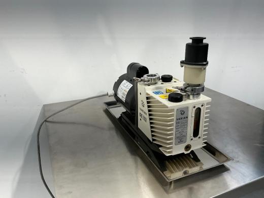 Varian DS 102 Laboratory Vacuum Pump with Franklin Electric Motor-cover