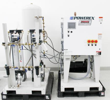 Powerex LSD03A3 Oil-less Rotary Scroll Lab Air Compressor System with 80-Gallon Receiver-cover