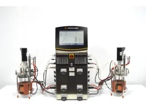 Sartorius Stedim Biostat B Twin Bioreactor with 2-Liter Autoclavable Glass SW Vessels, 2 of 33