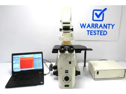 Zeiss Axiovert 200m Inverted Fluorescence Phase Contrast Microscope with Motorized Components