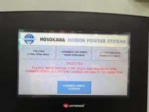 Hosokawa MIKRO-UMP Universal Milling System Model UMP-8 for Advanced Powder Processing, 4 of 4