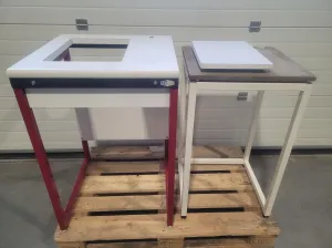 KIT-LAB Anti-vibration Weighing Table for 60x60cm Laboratory Scales, 900mm Height, 2 of 4