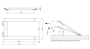 Radwag H315.4P.600.H Stainless Steel Pallet Scale, 2 of 2