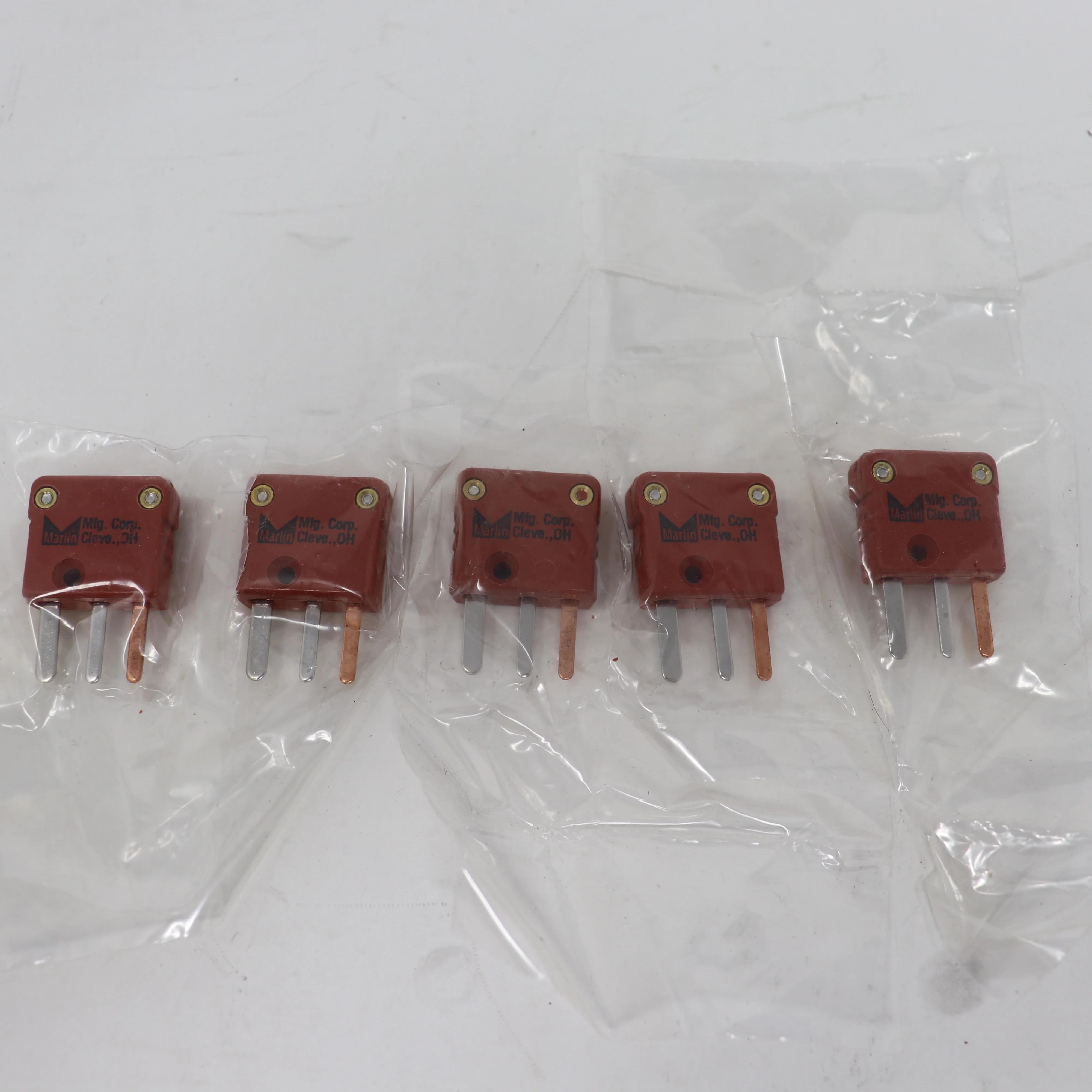 Marlin High-Temperature Mini Type-K 3-Pole Thermocouple Plugs & Jacks