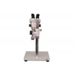 Meiji EMZ-5 Stereo Microscope Head with MA502 Eyepieces on S-4400 Boom Stand and FS Focus Holder, 6 of 7