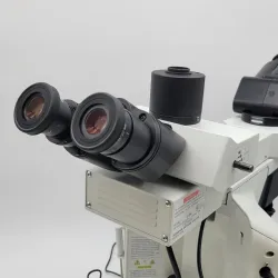 Olympus BX46 Microscope with Tilting Head, Dual Viewing Bridge, and 100x Objective, 5 of 7