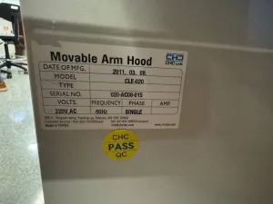 CH Products CLE-020 Movable Arm Hood with Internal Air Filtration System, 2 of 2