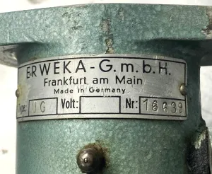 Erweka UG Universal Gear Attachment with 0–80° Angle Adjustment and 1:6 Speed Reduction, 5 of 5