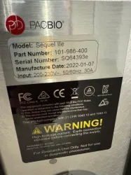 PacBio Sequel IIe Long-Read DNA Sequencing System, 4 of 4