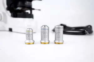 Leica DMLS Trinocular Microscope with Abbe Condenser, 10x/40x/100x Objectives and DFC450 Camera, 8 of 9