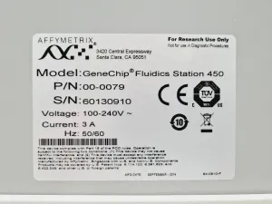 GeneChip Fluidics Station Model 450 Lab for Automated Microarray Processing, 10 of 21