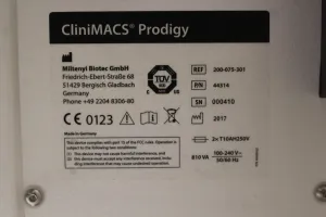 Miltenyi Biotec CliniMACS Prodigy: Automated Cell Processing, 3 of 4