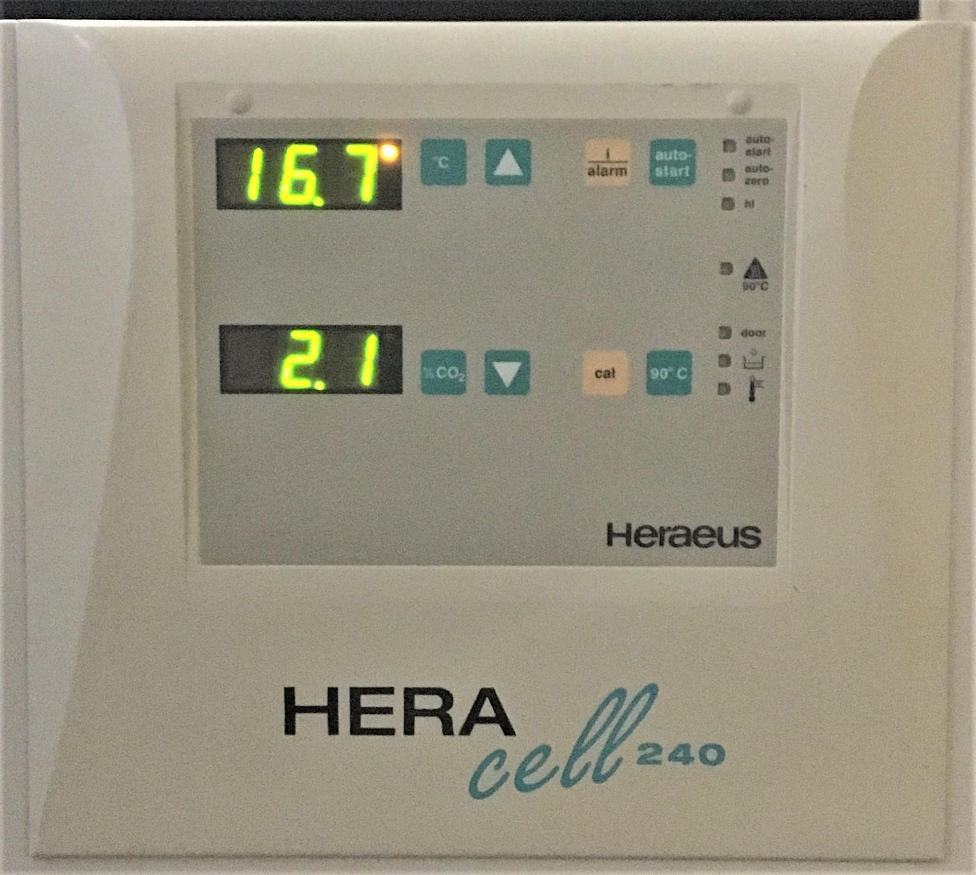 Heraeus HERAcell 240 CO2 Incubator (8.4 Cu-Ft)
