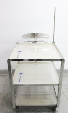 GE Healthcare ReadyKart Mobile Processing Station Facility Cart 20L Capacity Stainless Steel-cover