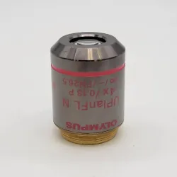 Olympus UPlanFL N 4x Polarizing Microscope Objective, 2 of 2