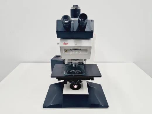 Leica DMR 020-525.028 Compound Microscope with 6 NPlan & PL FLUOTAR Objectives