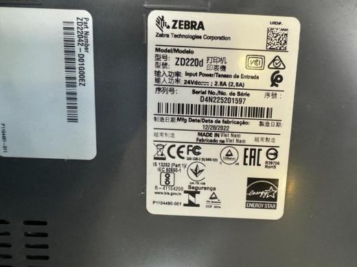 Zebra ZD220 Label Printer-cover