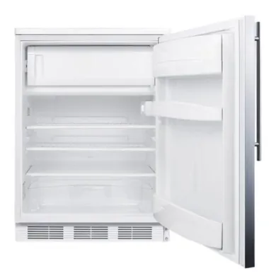 Accucold CT66LWSSHV 24" Wide Dual Evaporator Laboratory Refrigerator-Freezer