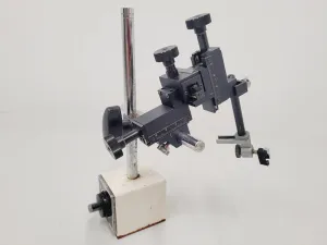Lot of 3 Narishige 3-axis Micromanipulators on Magnetic Stands M153, M152, 9 of 18