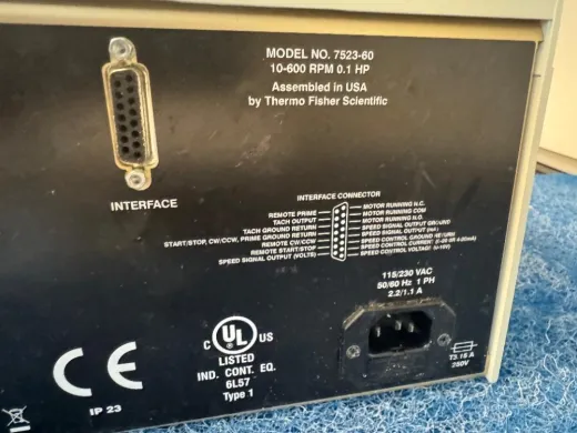 Cole-Parmer MasterFlex L/S Digital Standard Drive Peristaltic Pump Drive Model 7523-60