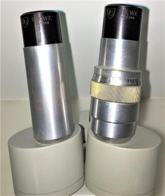 Precision Optics Lumex Binocular Stereo Microscope with Wooden Case-cover