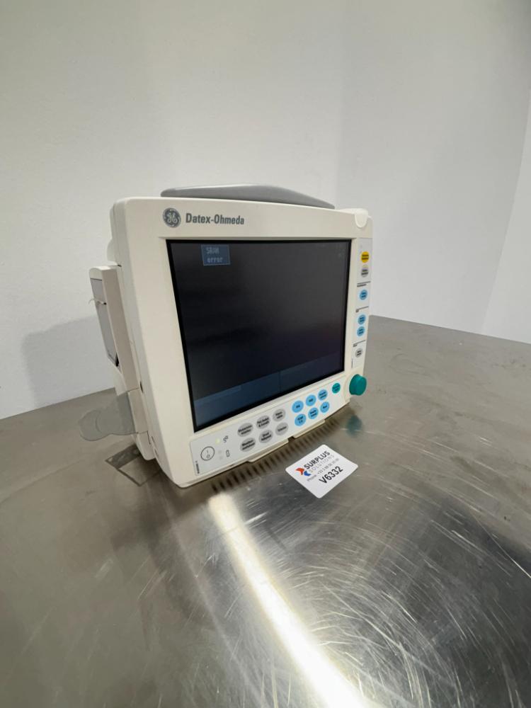 GE Datex-Ohmeda S/5 F-FM-00 Multiparameter Patient Monitor
