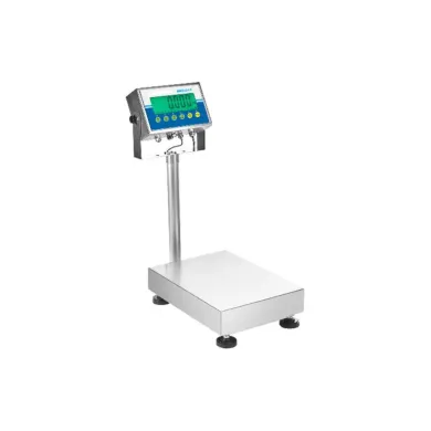 Gladiator Washdown Scales with IP68 Stainless Steel Construction and Backlit Checkweighing Display