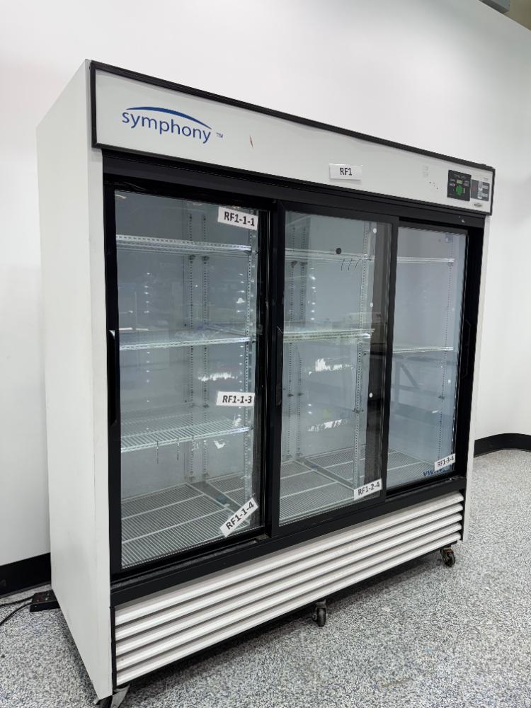VWR Symphony 3 Door Commercial Laboratory Refrigerator for Biorefrigeration and Sample Storage
