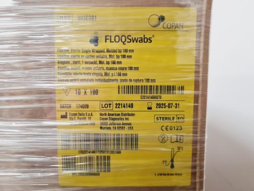 710 Boxes of 100 Copan FLOQSwab Lab-cover