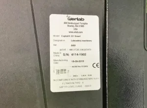 Erlab Captair 321 Smart Ductless Fume Hood with Configurable Filtration and Airflow Monitoring, 11 of 11