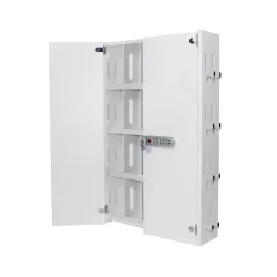 TrippNT White HDPE Secure Telemetry Transmitter Storage Cabinet with Electronic Code Lock, 5 of 5