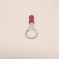 TE Connectivity 31897 PIDG Red Insulated Ring Crimp Terminal 22-16 AWG Screw Mount, 8 of 8